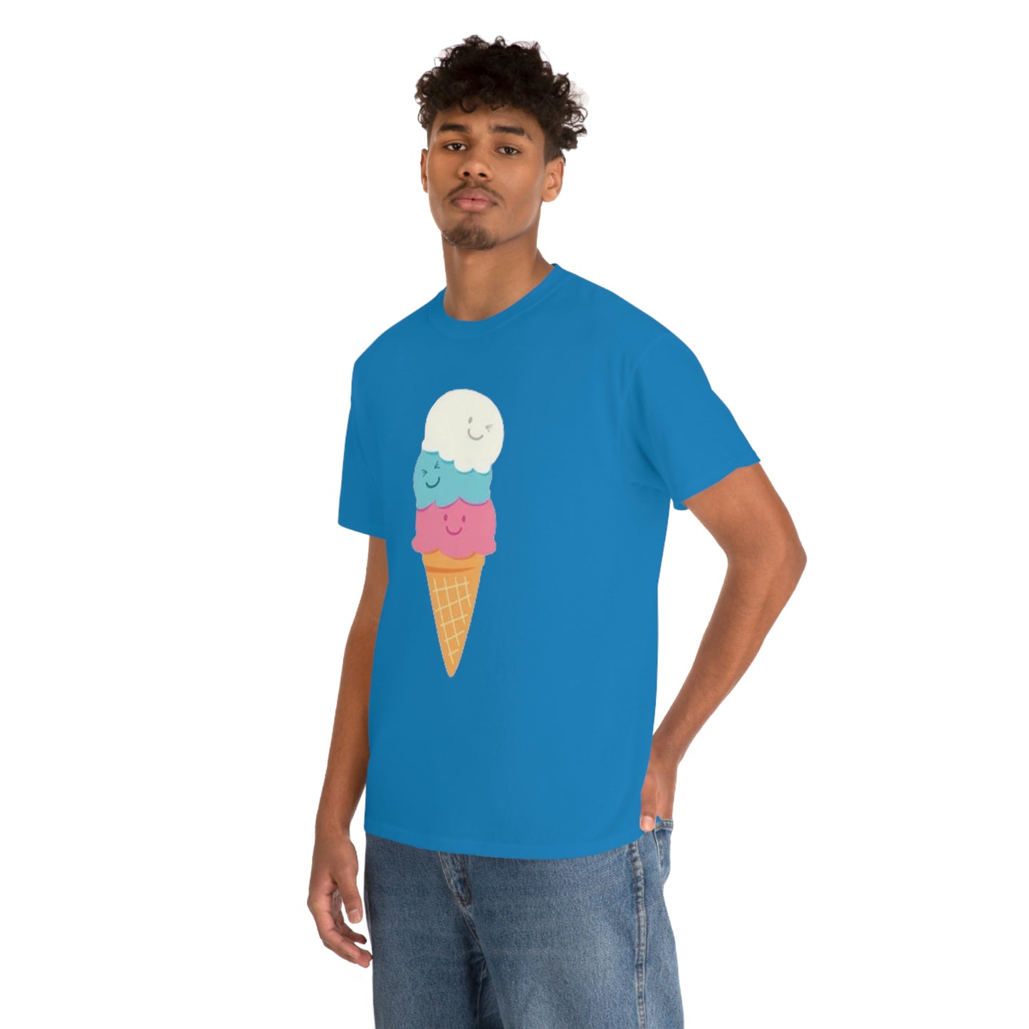 Ice cream- Unisex Heavy Cotton Tee