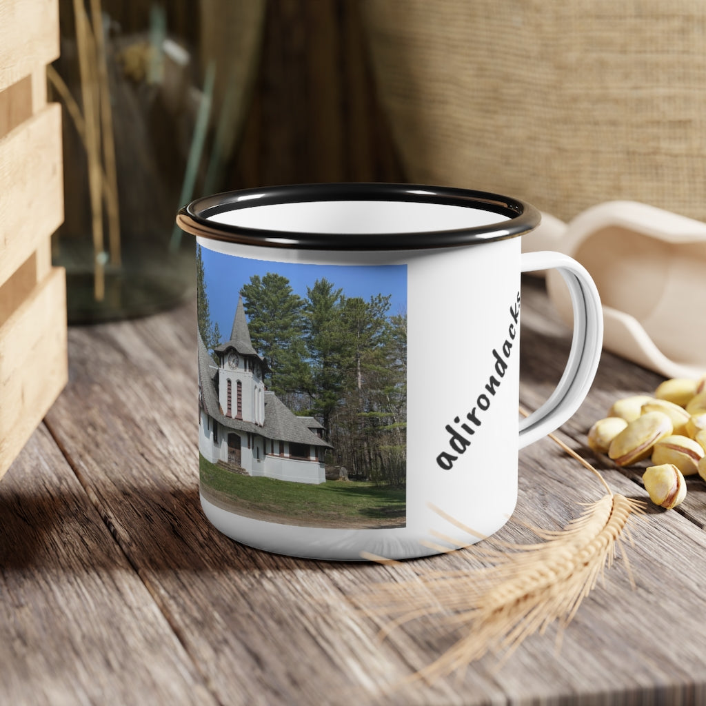 Enamel Camp Cup- white fathers