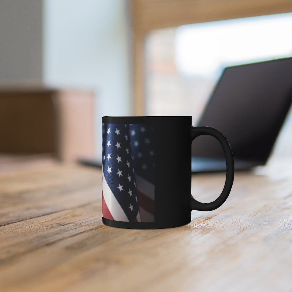 Veteran 11oz Black coffee Mug