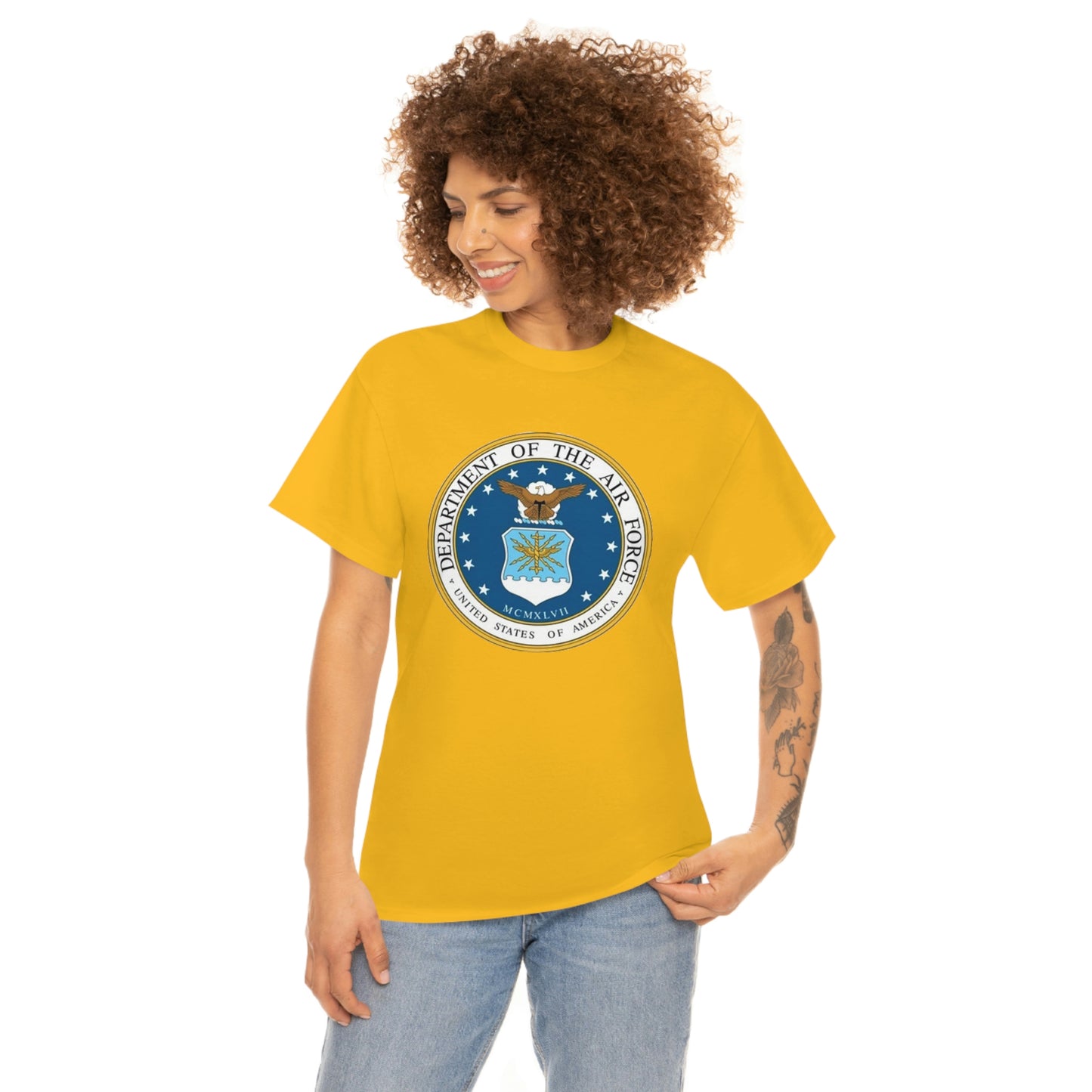 Air Force- Heavy Cotton Tee