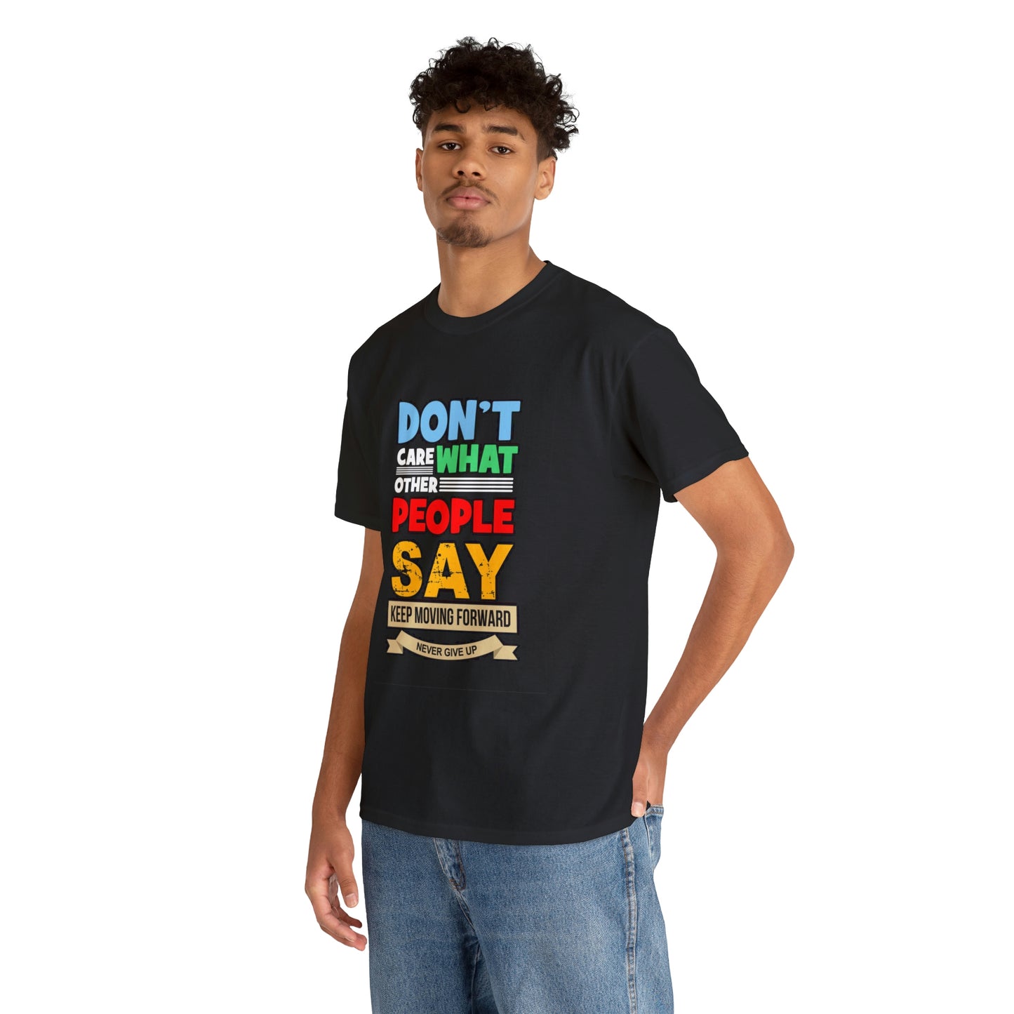 Don’t care- Heavy Cotton Tee Shirt