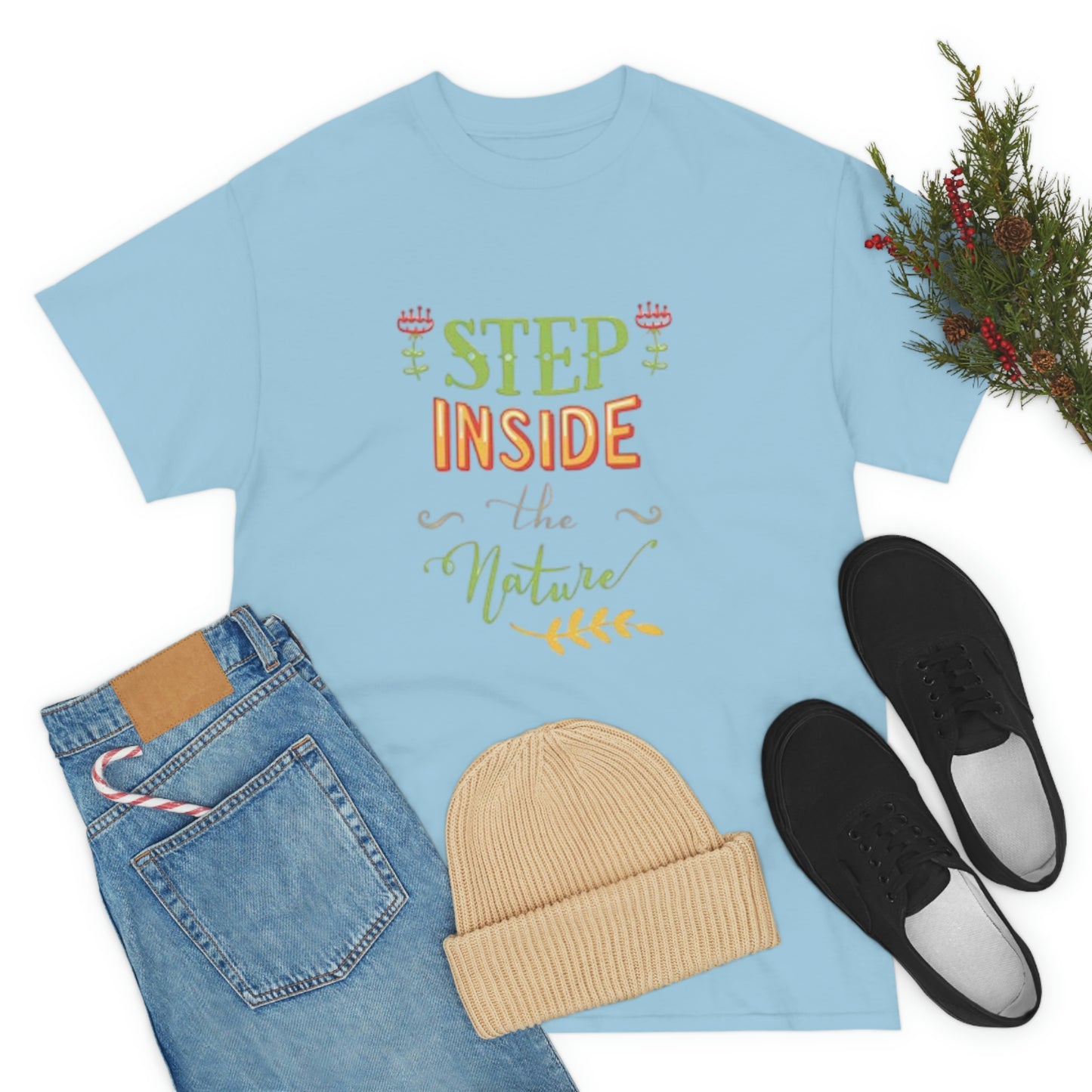 Step inside to nature- Heavy Cotton Tee