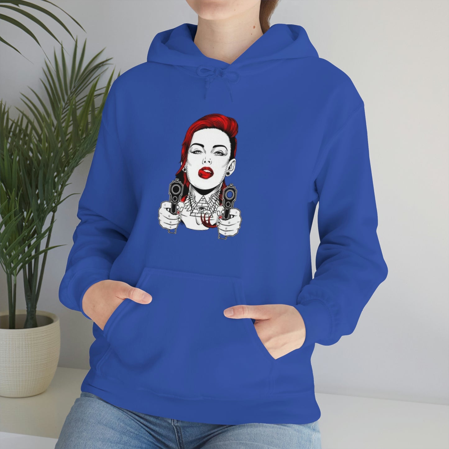 Girl gangster-Heavy Blend™ Hooded Sweatshirt