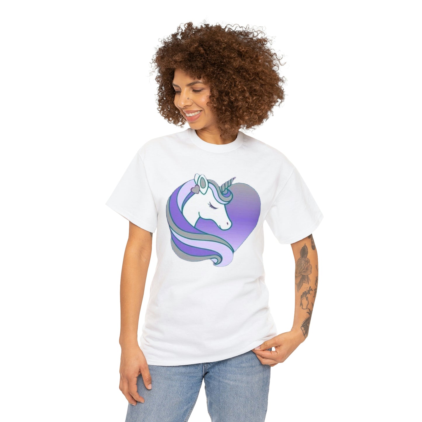 I am unicorn- Heavy Cotton Tee