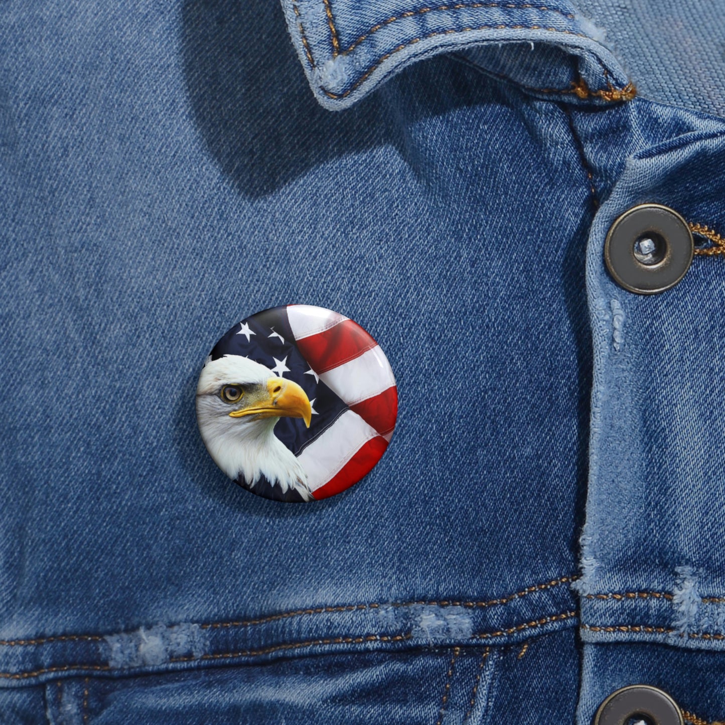 American eagle- Custom Pin Buttons