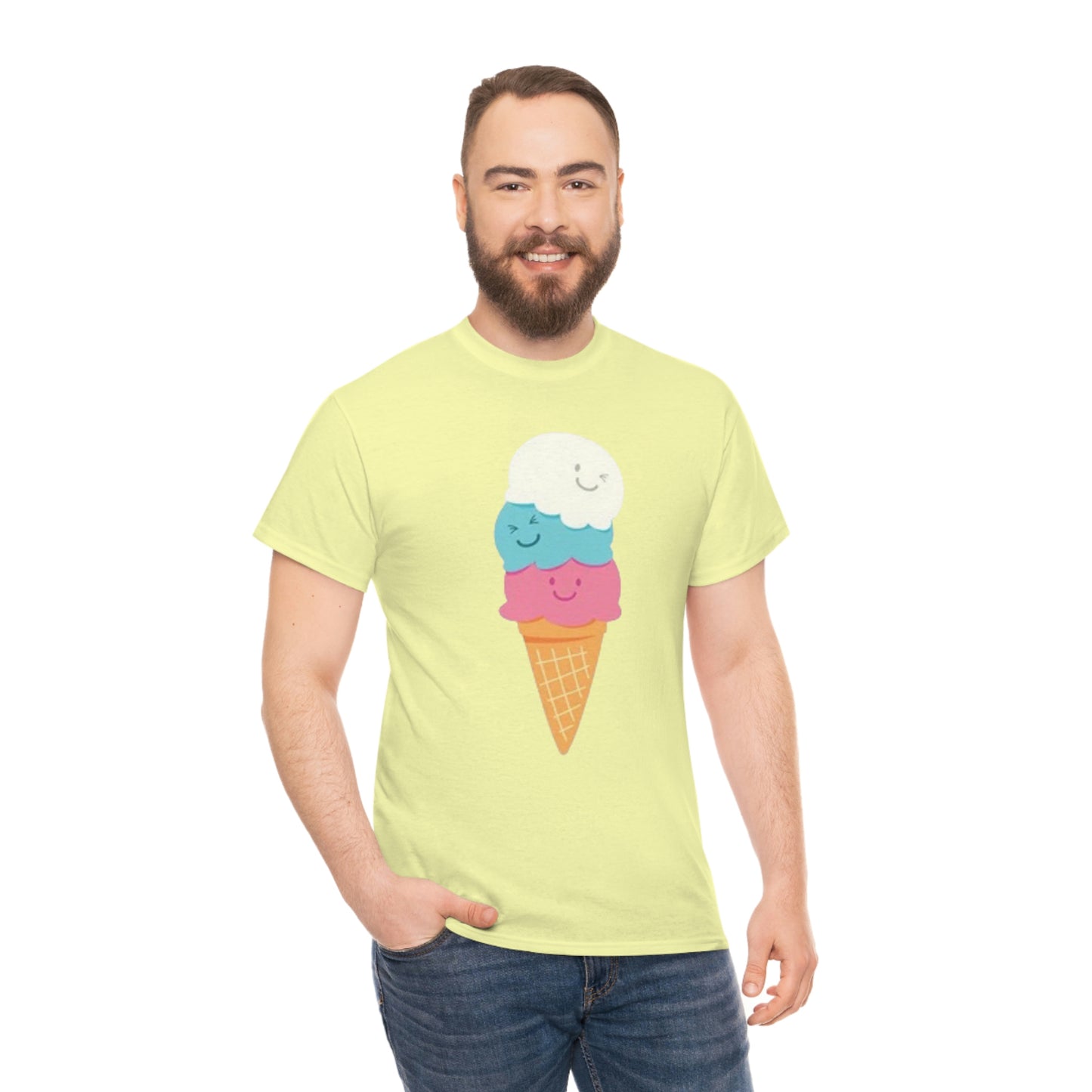 Ice cream- Unisex Heavy Cotton Tee