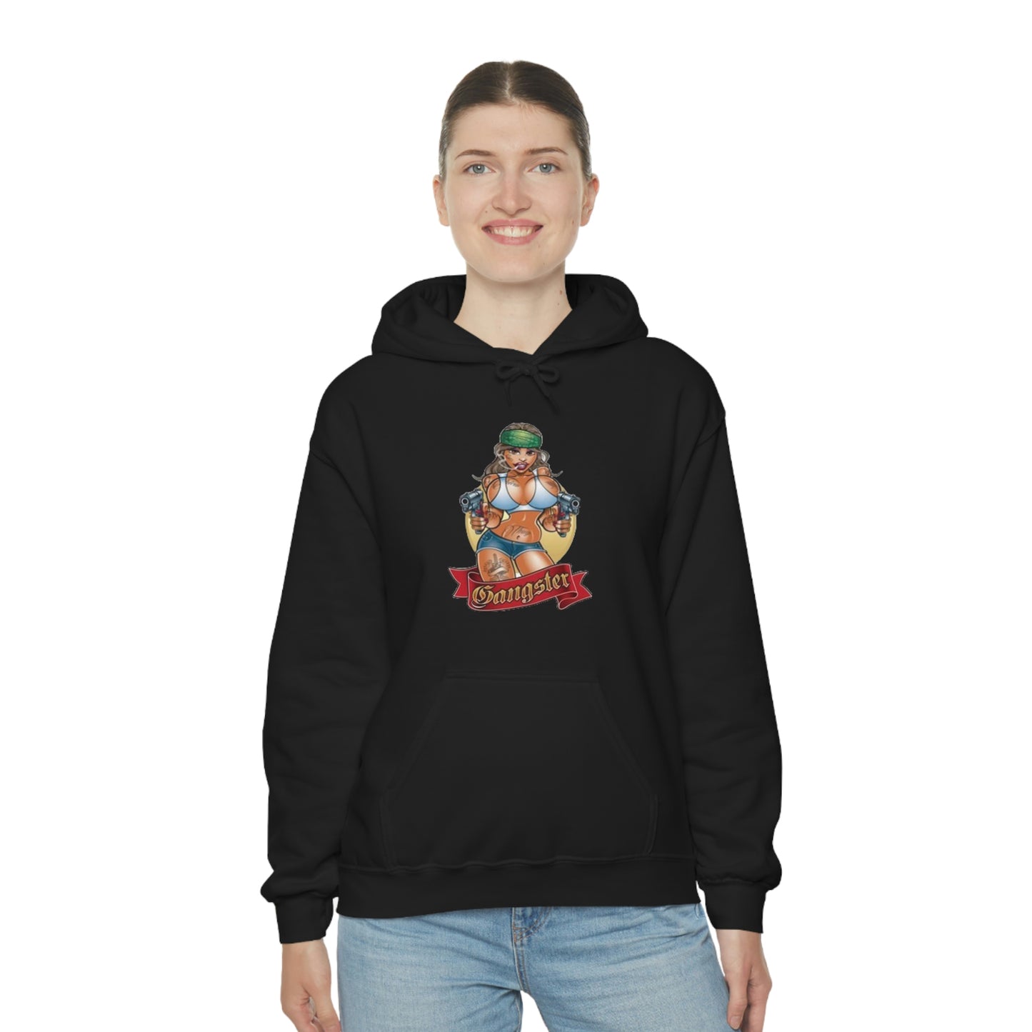 Girl gangster-Heavy Blend™ Hooded Sweatshirt