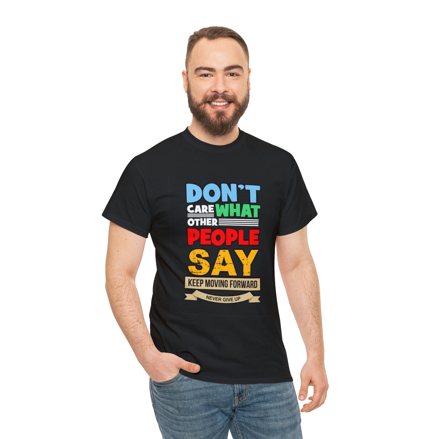 Don’t care- Heavy Cotton Tee Shirt