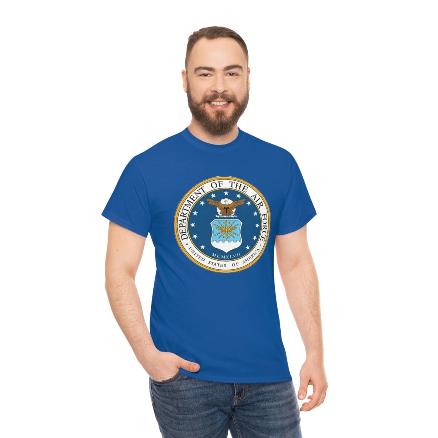 Air Force- Heavy Cotton Tee