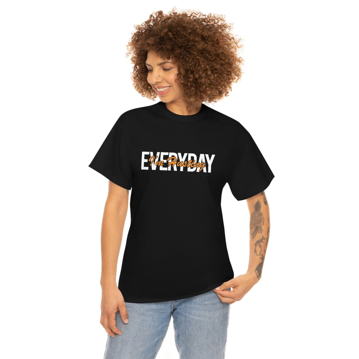 Everyday I’m hustling- Heavy Cotton Tee