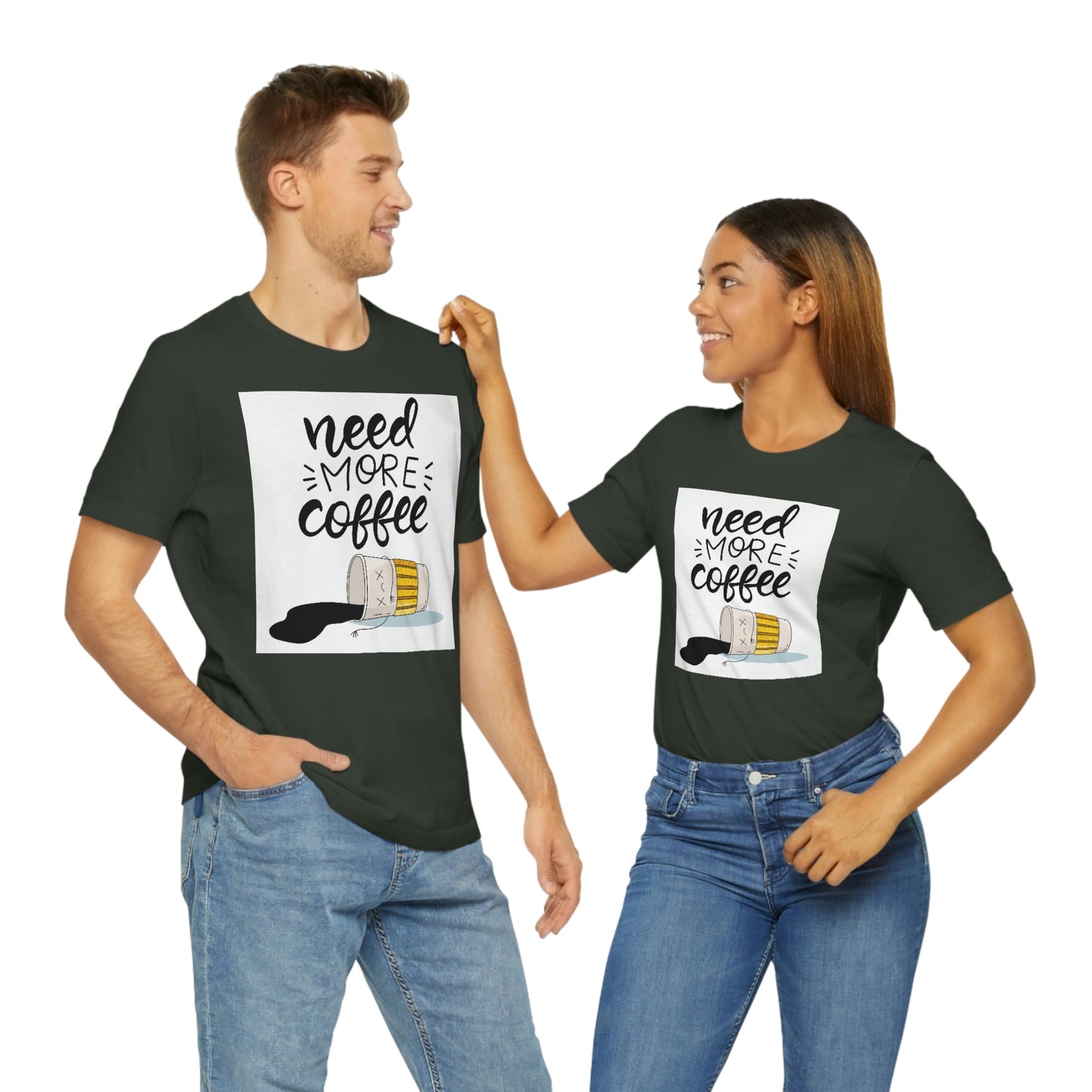 Need more coffee-Unisex Jersey Short Sleeve Tee