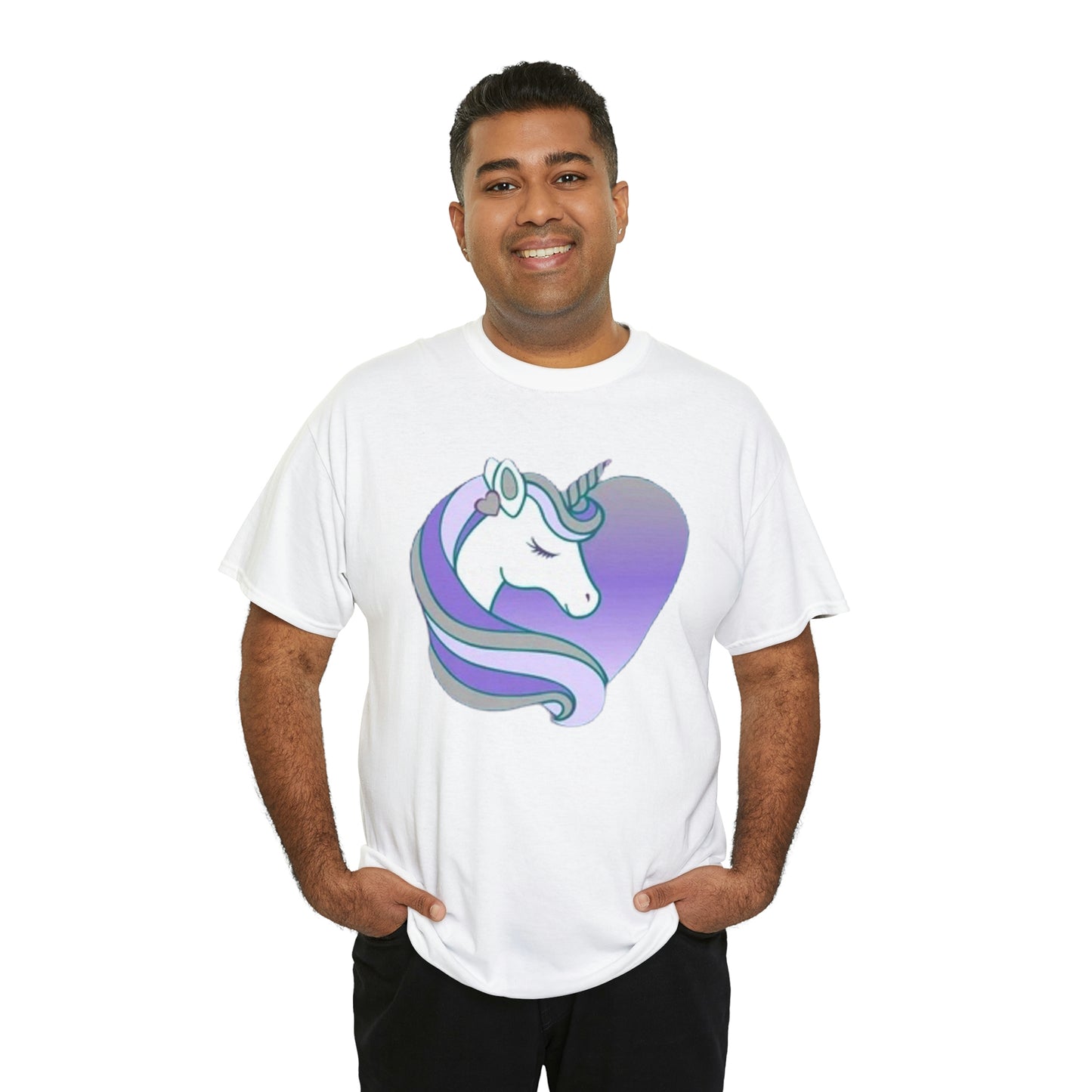 I am unicorn- Heavy Cotton Tee