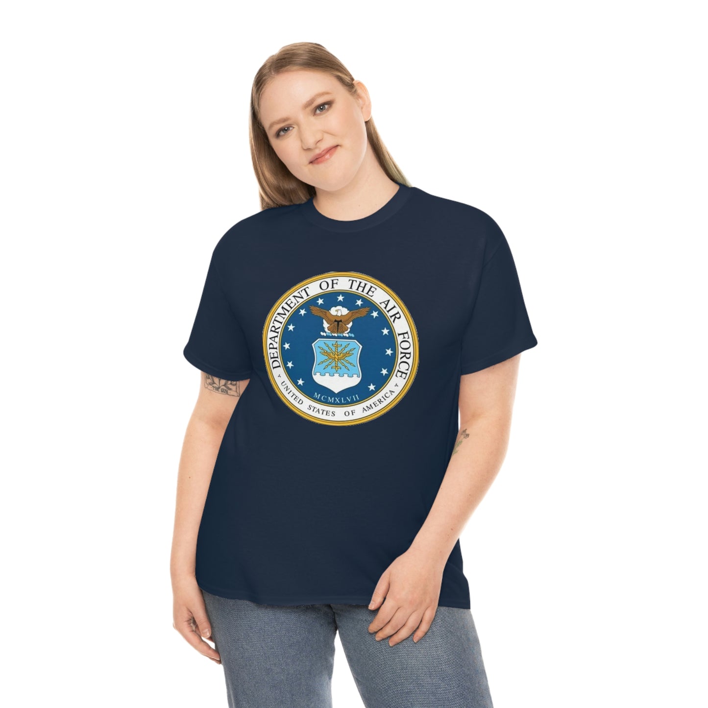 Air Force- Heavy Cotton Tee