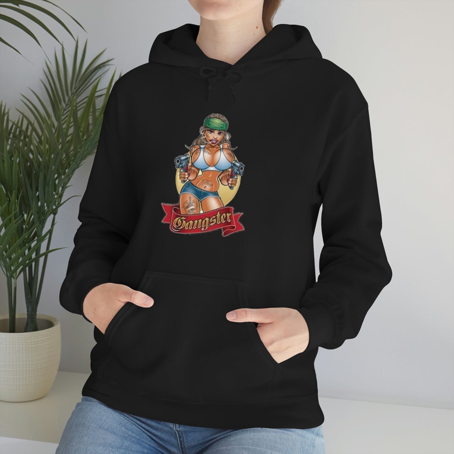 Girl gangster-Heavy Blend™ Hooded Sweatshirt