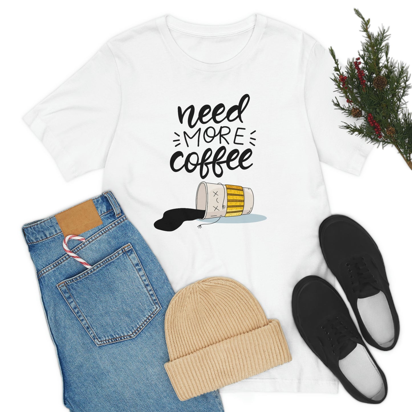 Need more coffee-Unisex Jersey Short Sleeve Tee