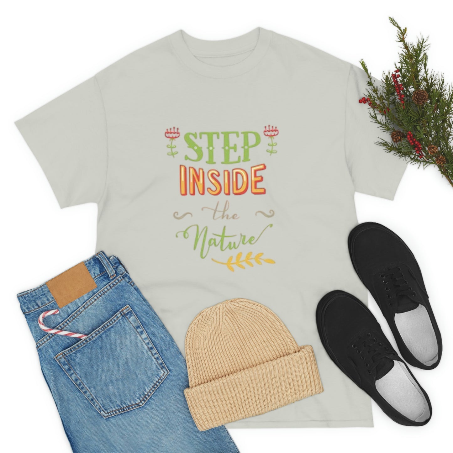 Step inside to nature- Heavy Cotton Tee