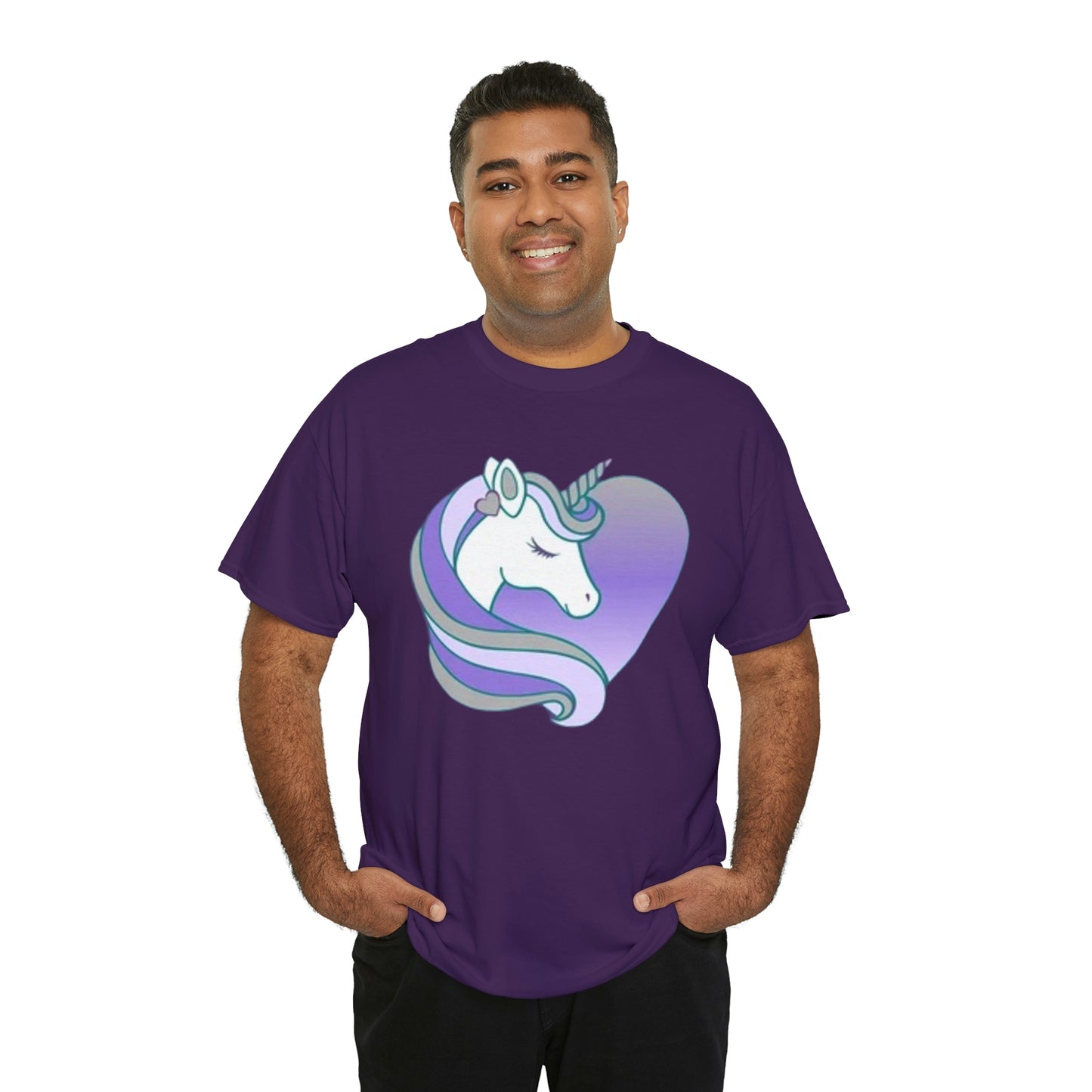 I am unicorn- Heavy Cotton Tee