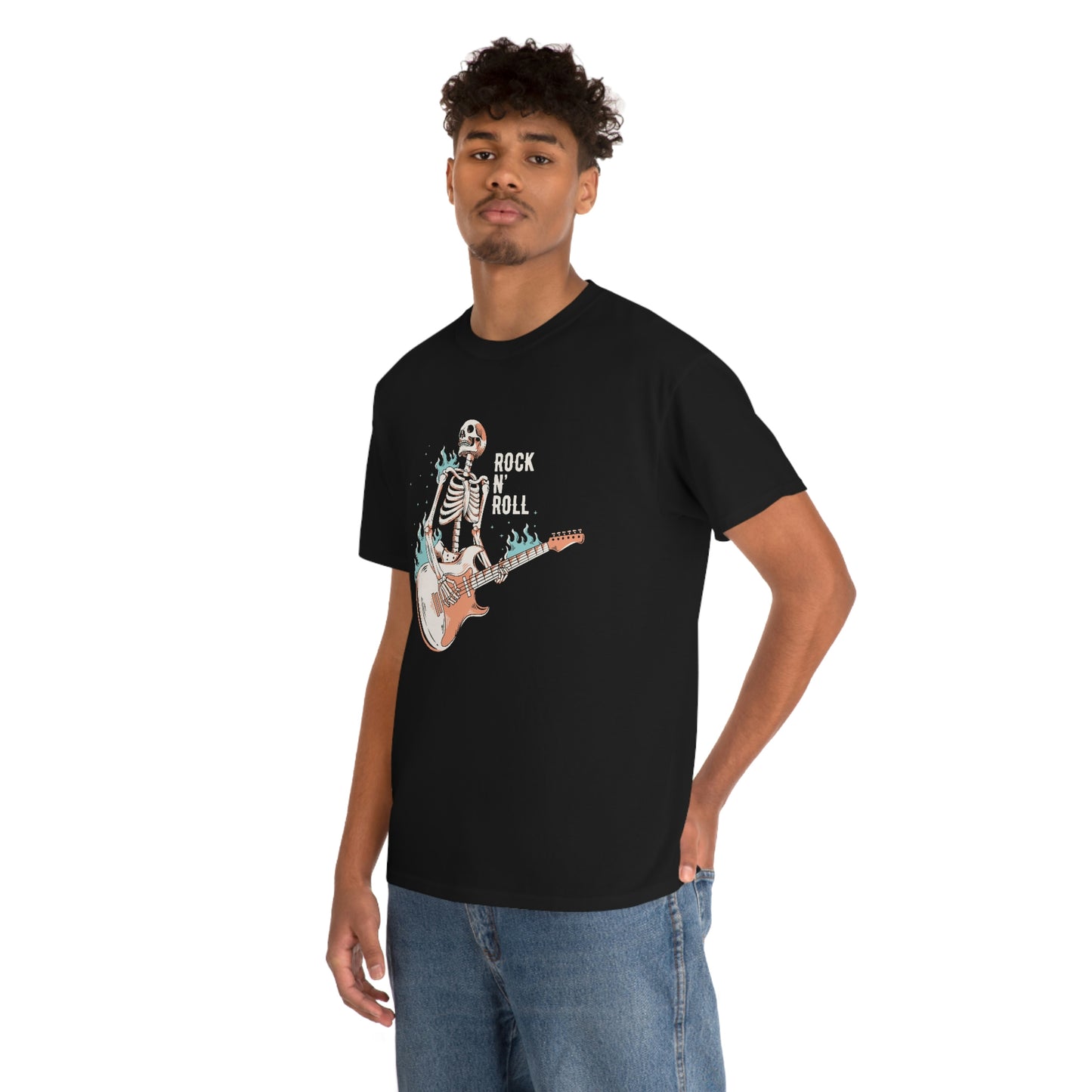 Rock and roll- Heavy Cotton Tee
