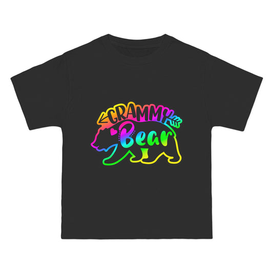 Grammy Bear Short-Sleeve T-Shirt - Colorful Graphic Tee for Animal Lovers