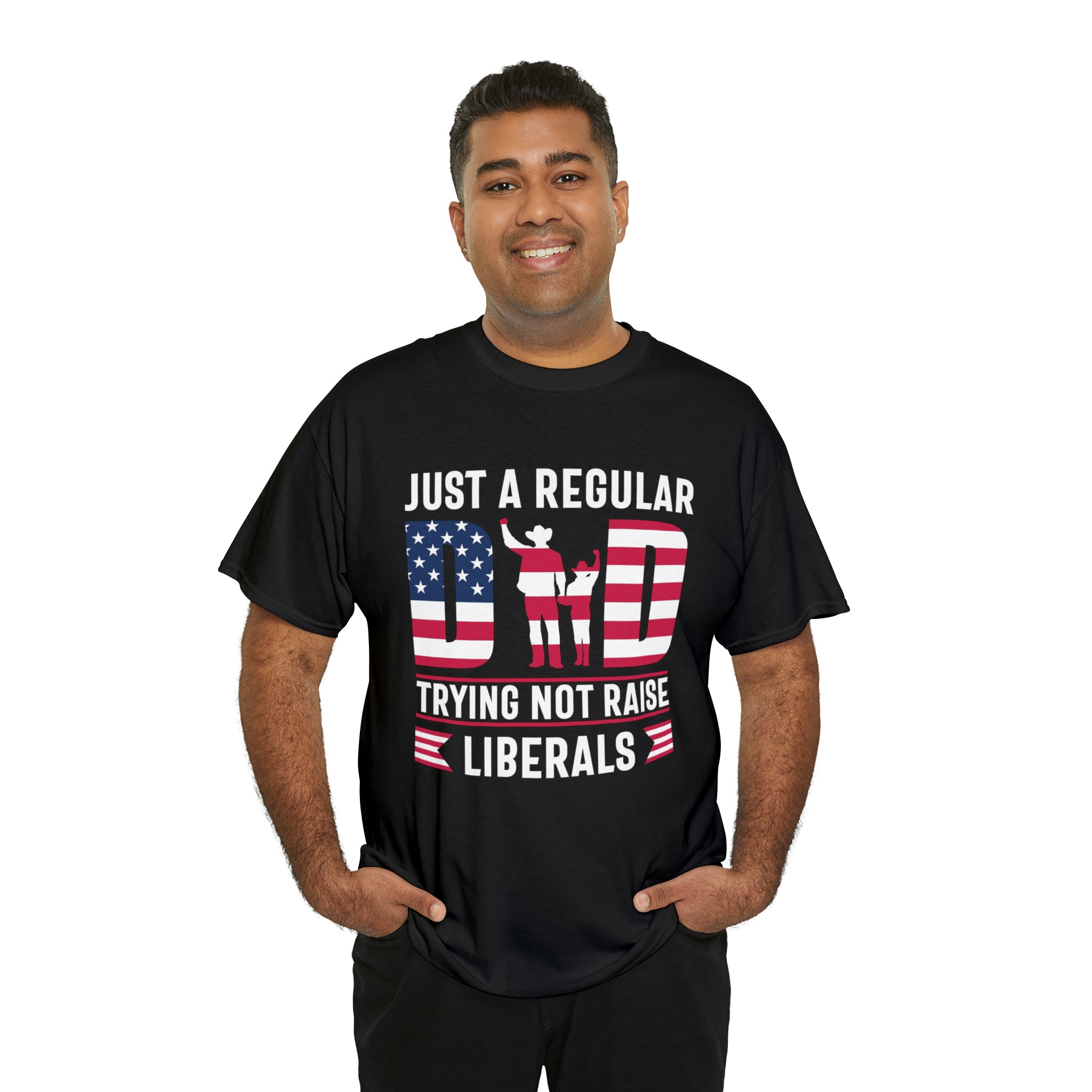 Reg dad not raising liberals- Heavy Cotton Tee