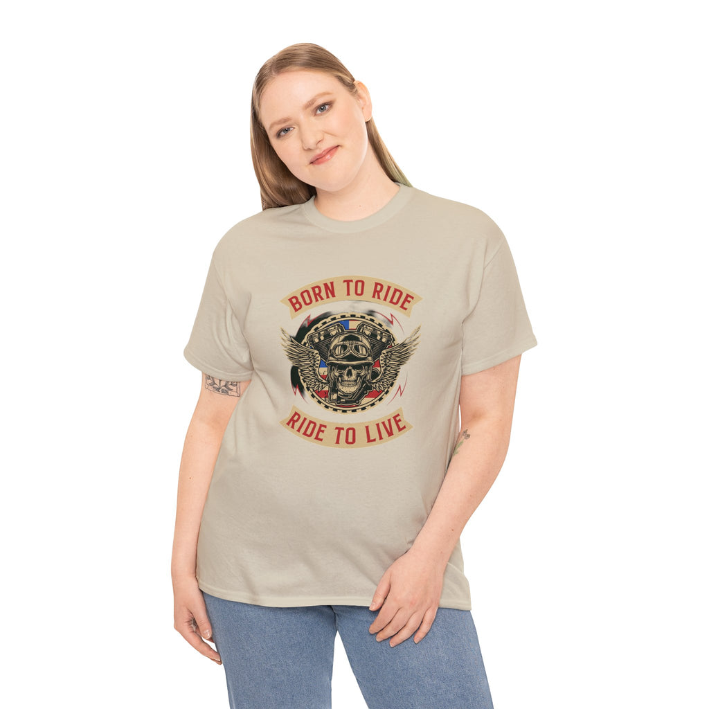 Born to ride—Heavy Cotton Tee