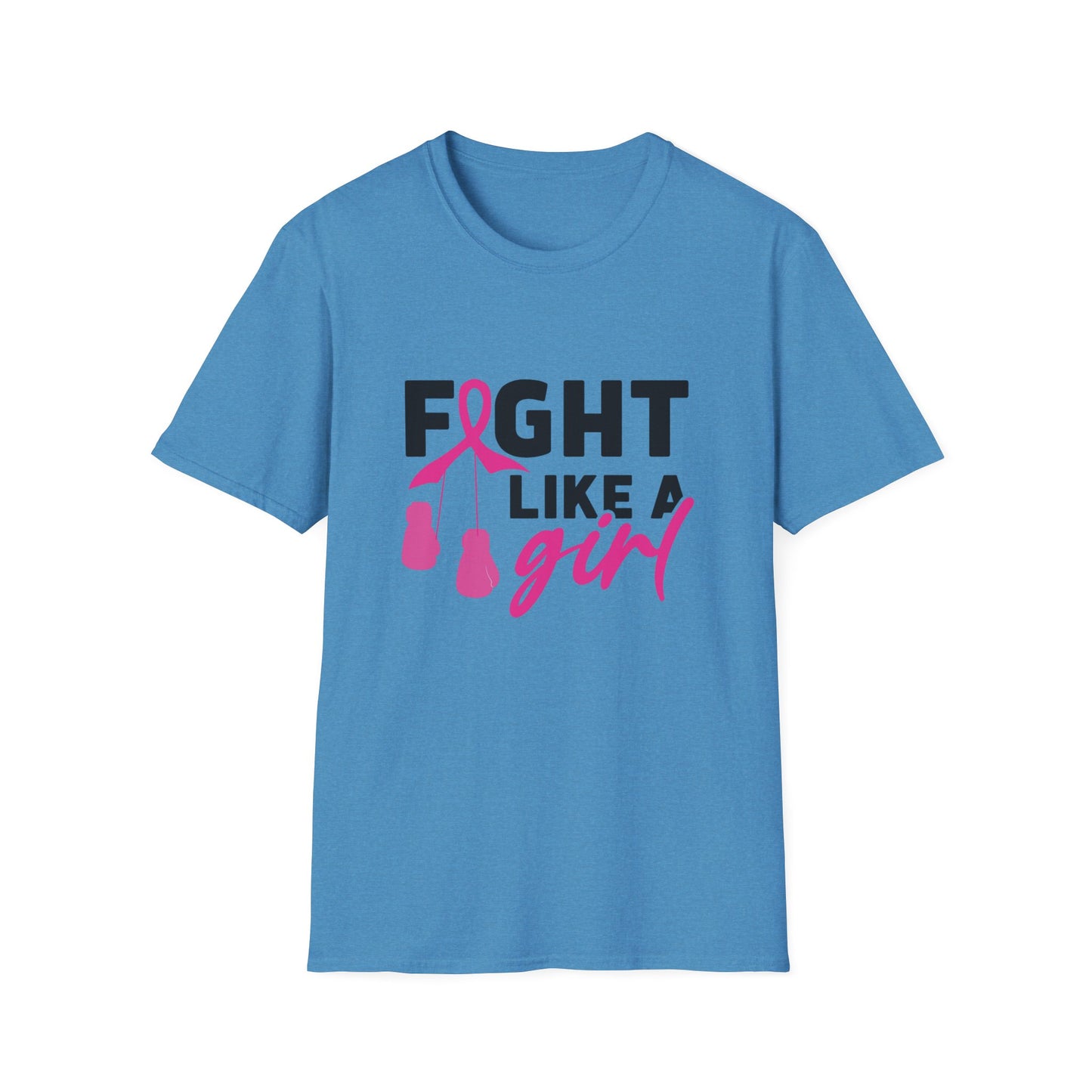 Fight like a girl- Softstyle T-Shirt