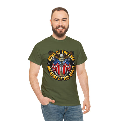 Home of the brave - Unisex Heavy Cotton Tee