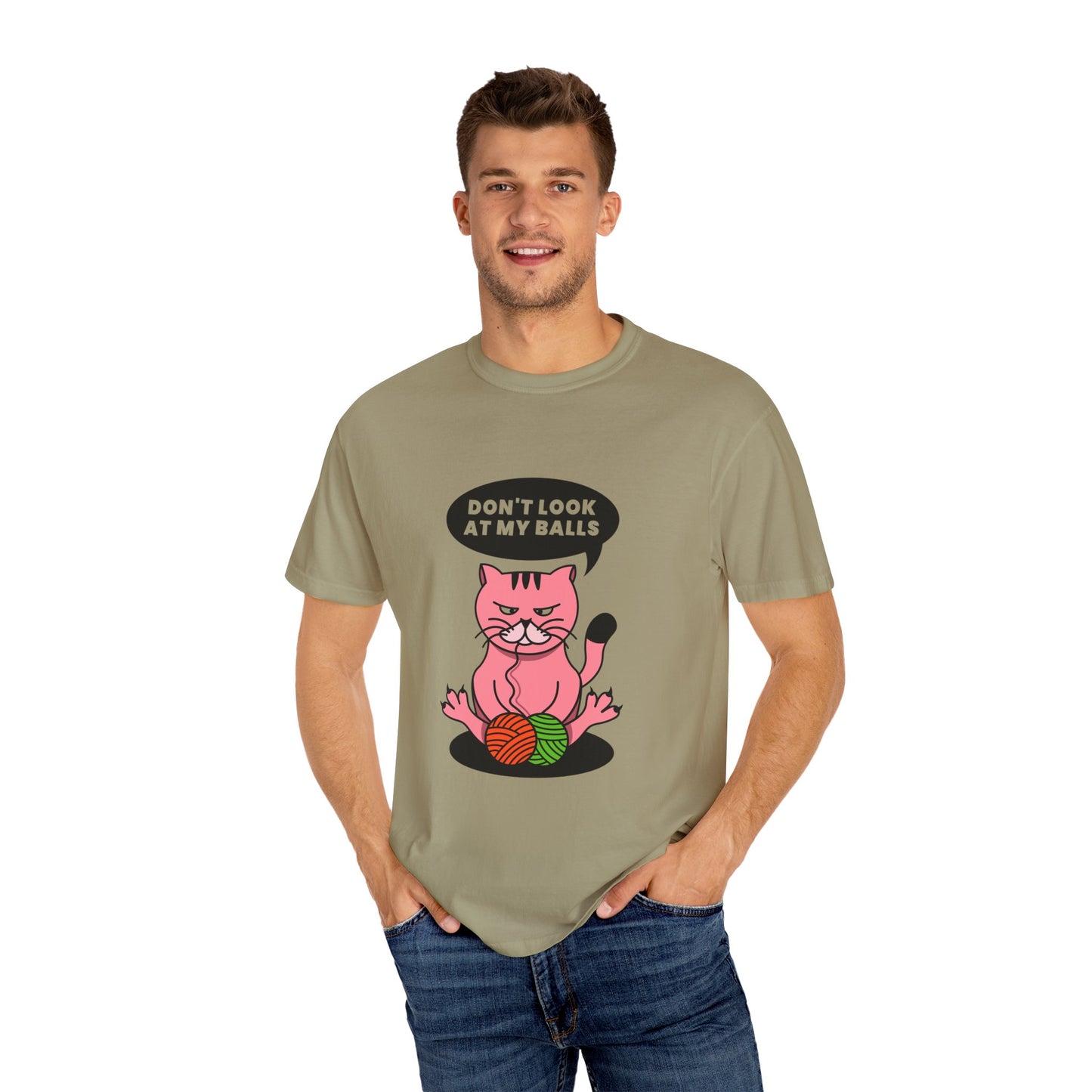 Playful Cat Graphic T-Shirt - Funny Unisex Tee