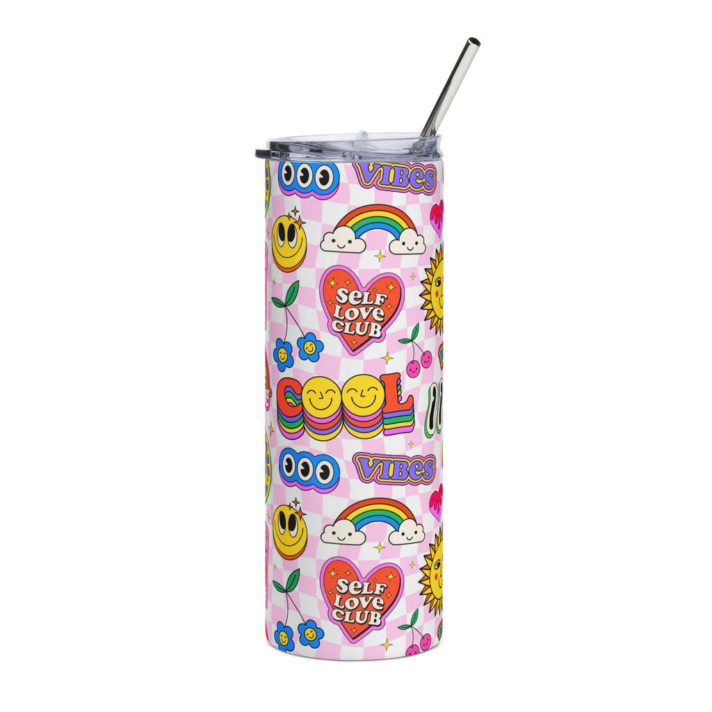 Good vibes- Stainless Steel Tumbler, 20oz