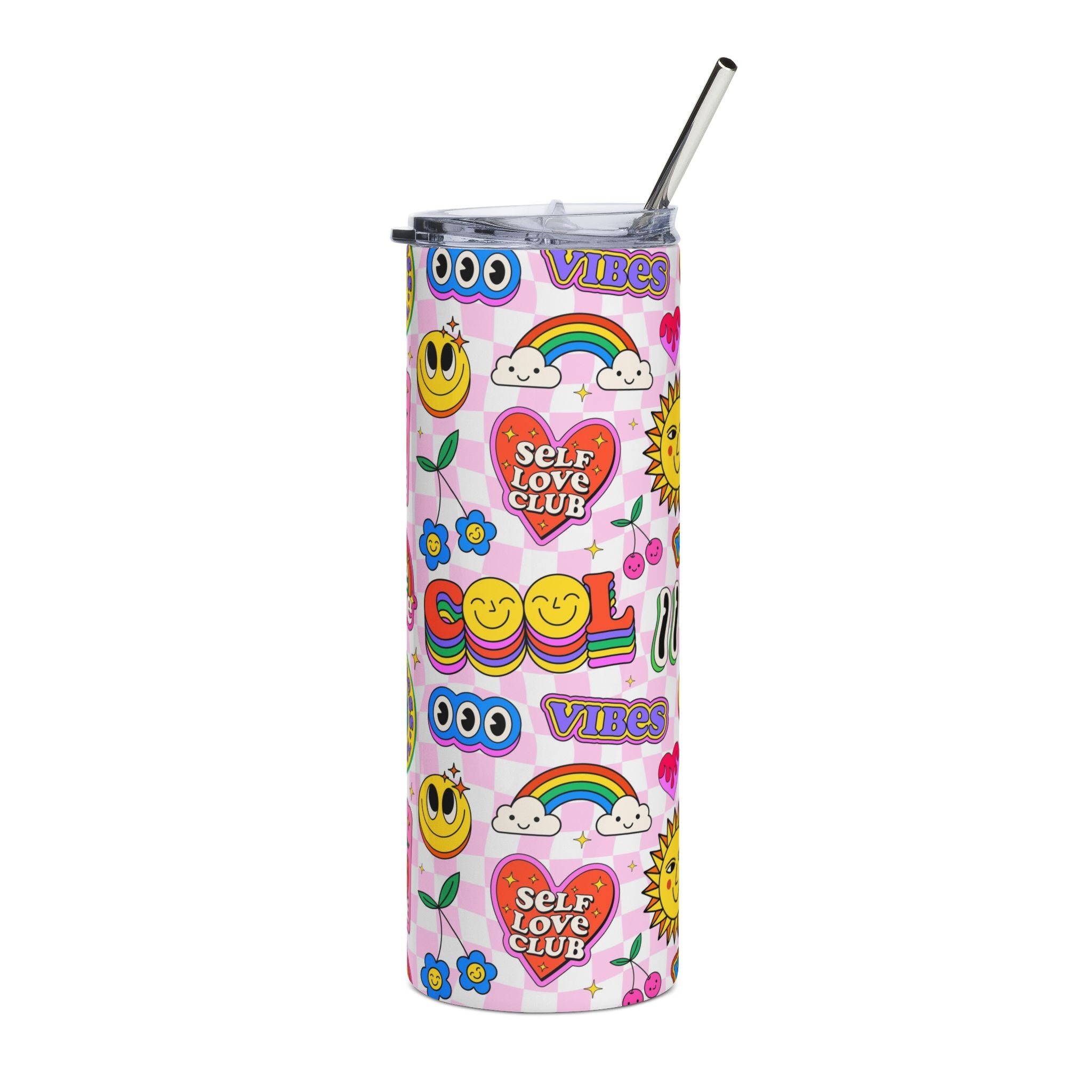 Good vibes- Stainless Steel Tumbler, 20oz