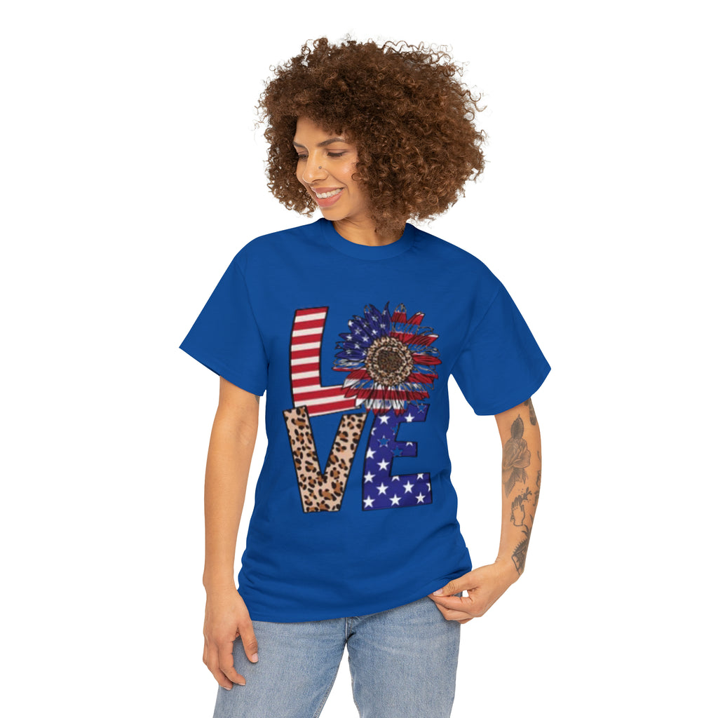 USA love-  Heavy Cotton Tee