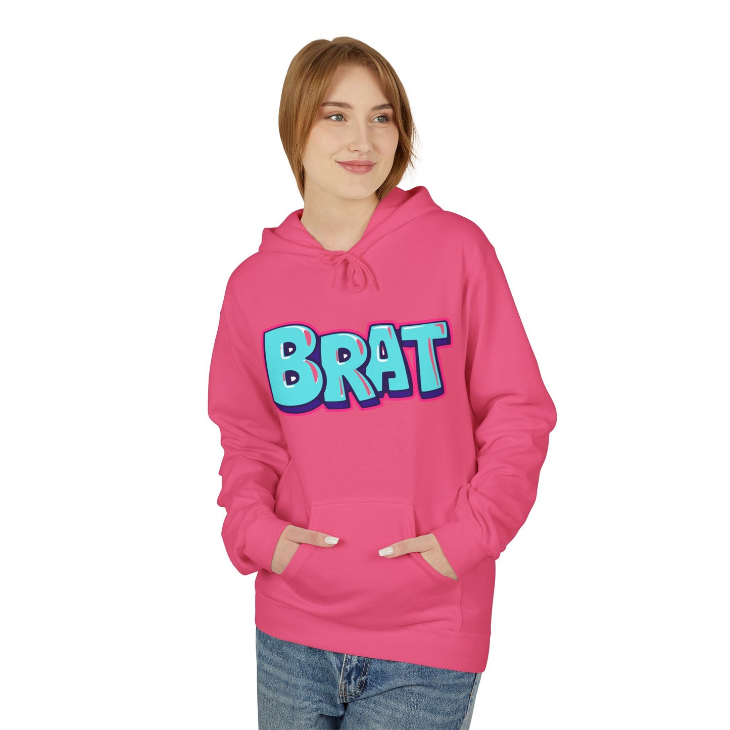 BRAT- Midweight Softstyle Fleece Hoodie
