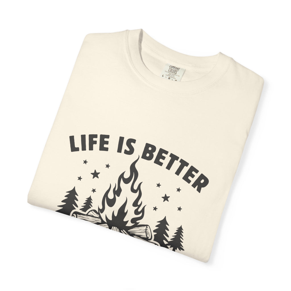 Campfire Vibes Unisex T-Shirt | Outdoor Adventure Tee | Camping Gift | Life is Better Around the Campfire | Casual Summer Shirt, [...]