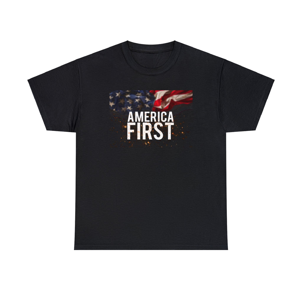 America First— Heavy Cotton Tee shirt