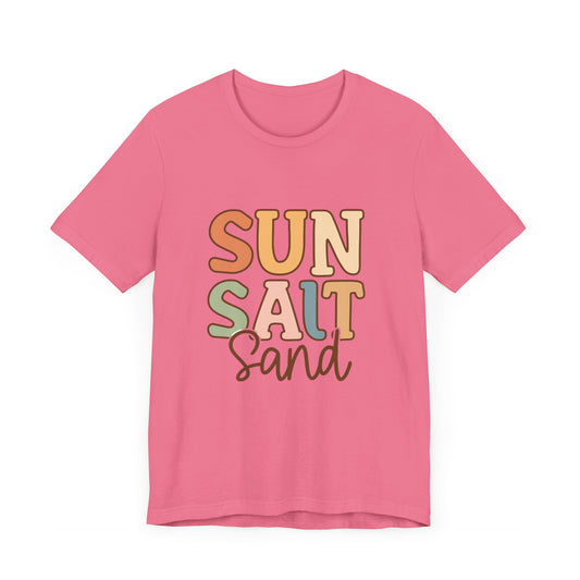 Sun salt sand-  Jersey Short Sleeve Tee shirt