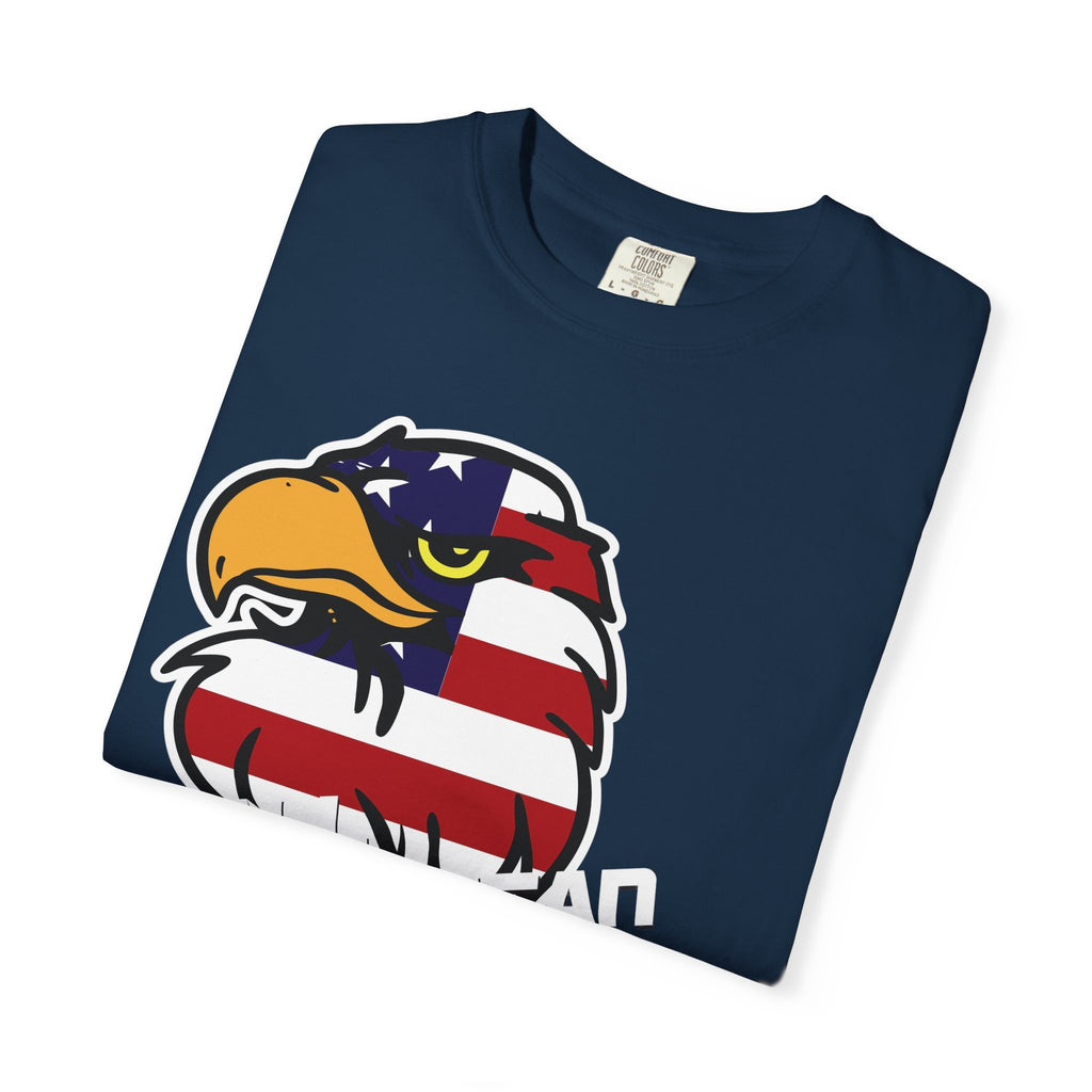 American Dad Garment-Dyed T-shirt, Patriotic Shirt, Father's Day Gift, Unisex Tee, 4th of July Apparel, Casual Wear