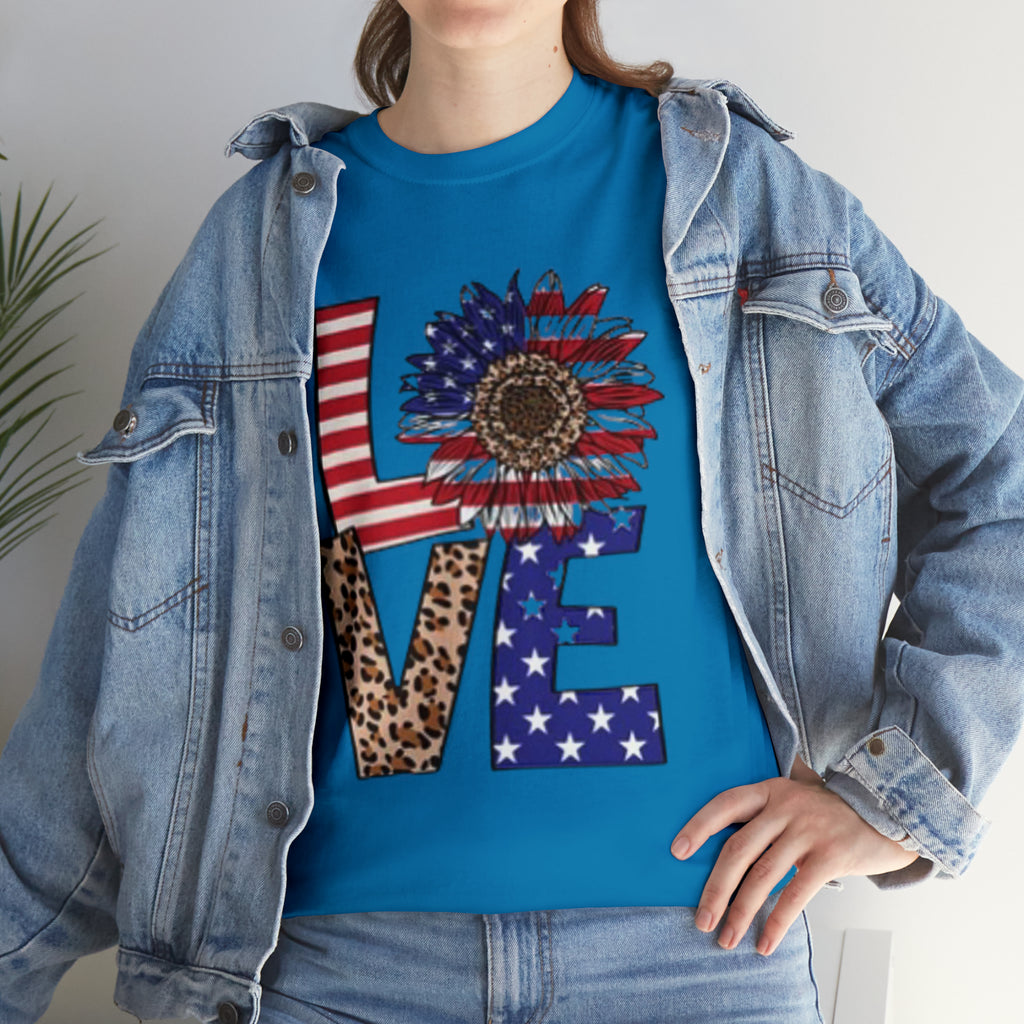 USA love-  Heavy Cotton Tee