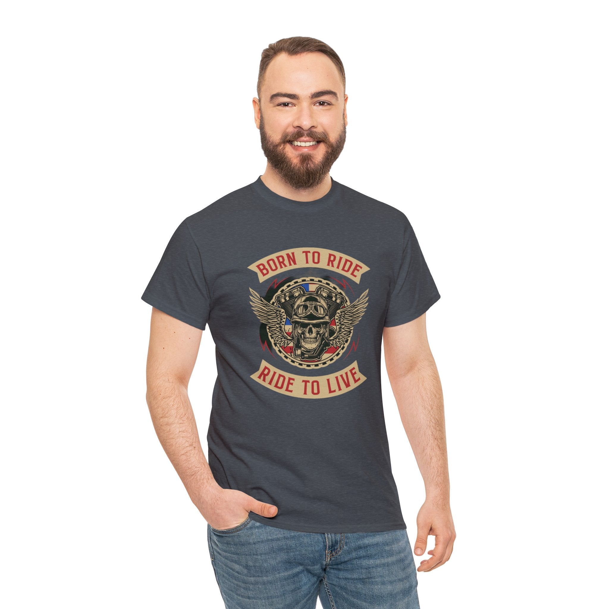Born to ride—Heavy Cotton Tee