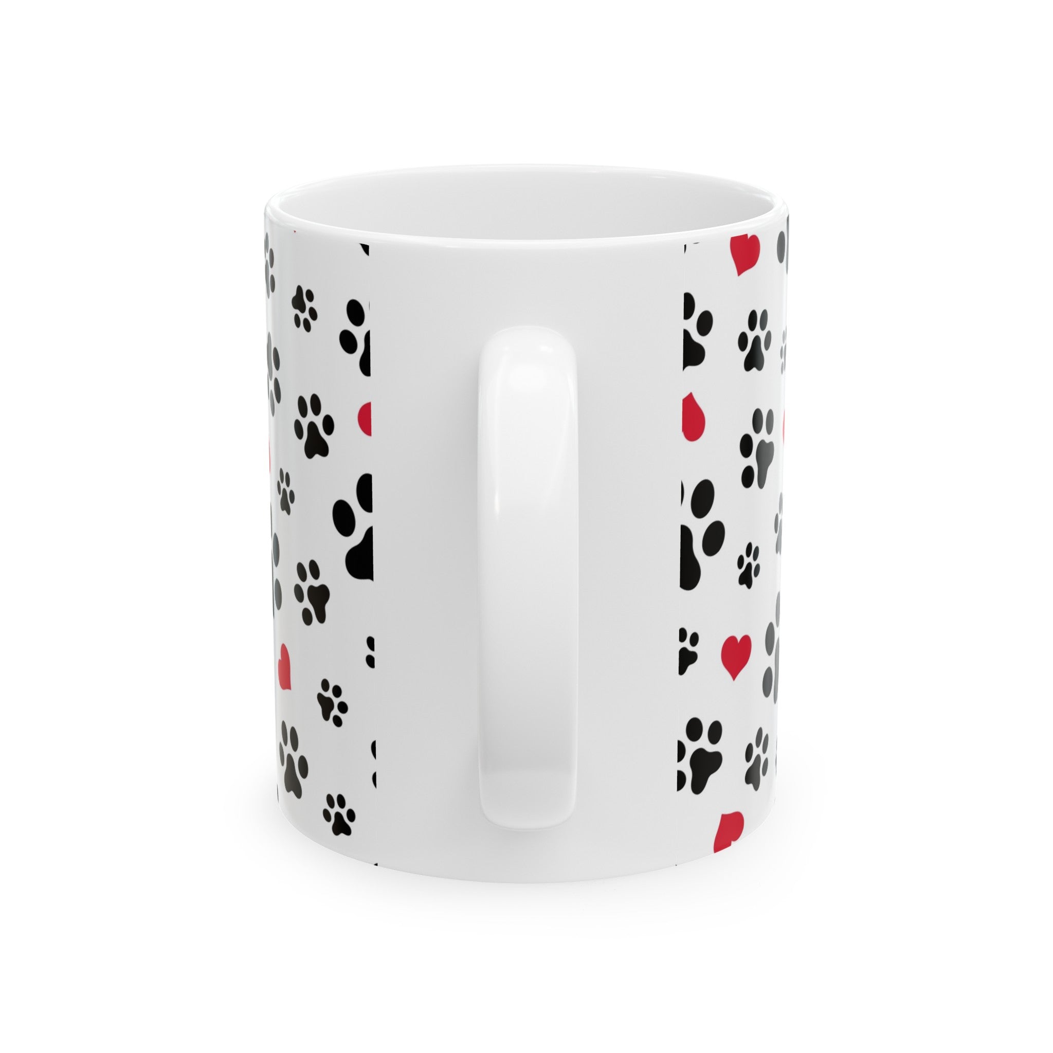Cat prints— Ceramic Mug, (11oz,)