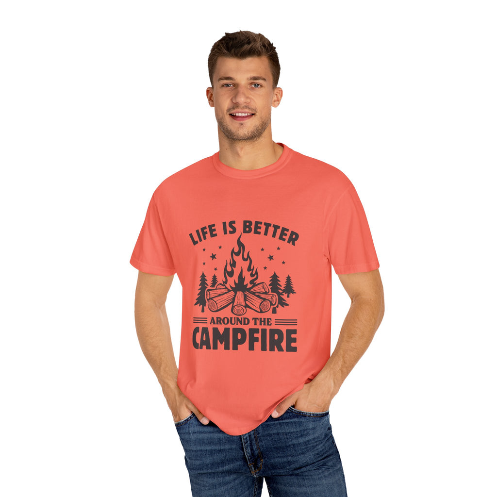 Campfire Vibes Unisex T-Shirt | Outdoor Adventure Tee | Camping Gift | Life is Better Around the Campfire | Casual Summer Shirt, [...]