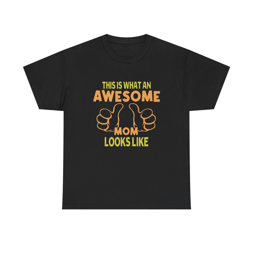 Awesome mom Heavy Cotton Tee Shirt