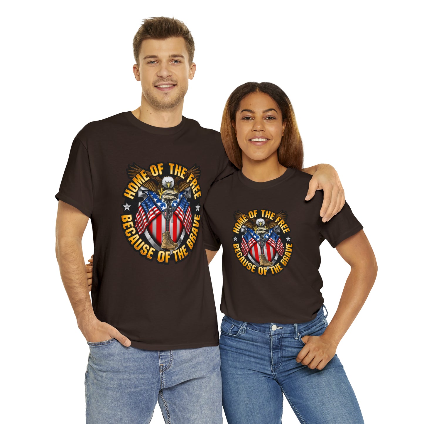 Home of the brave - Unisex Heavy Cotton Tee