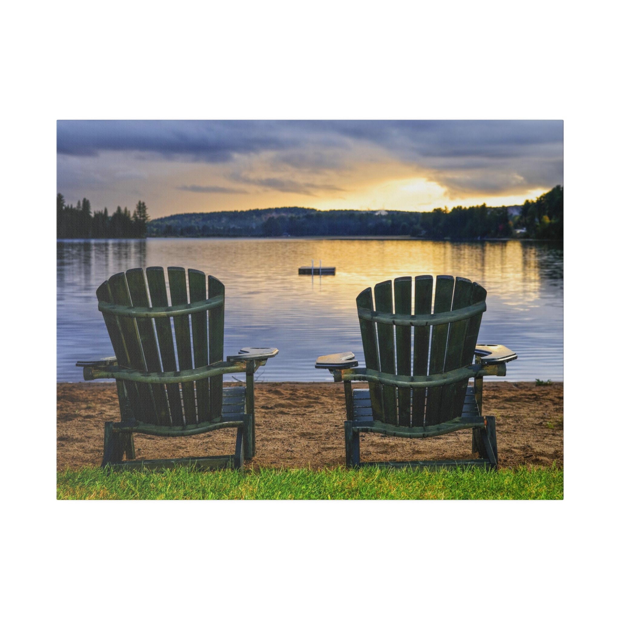 Adirondacks- beach- Matte Canvas, Stretched, 0.75"