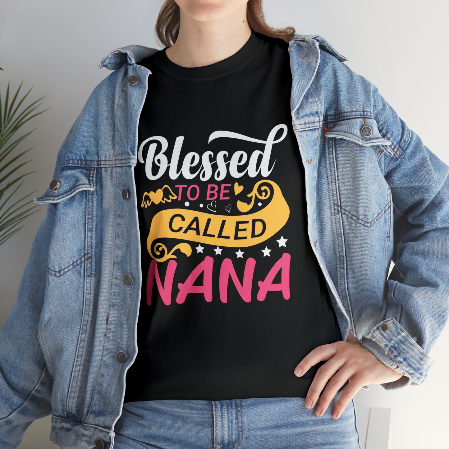 Blessed to be called nana-  Heavy Cotton Tee