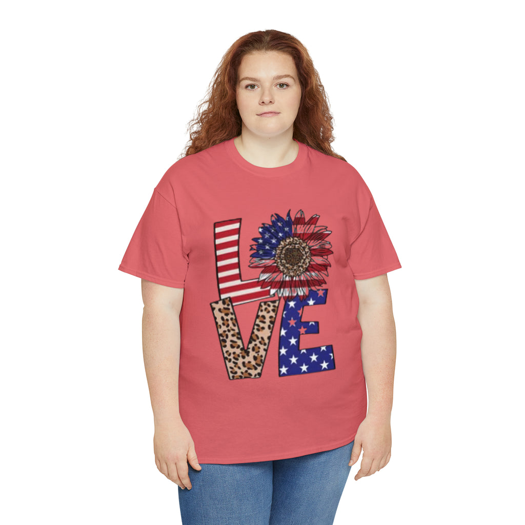 USA love-  Heavy Cotton Tee