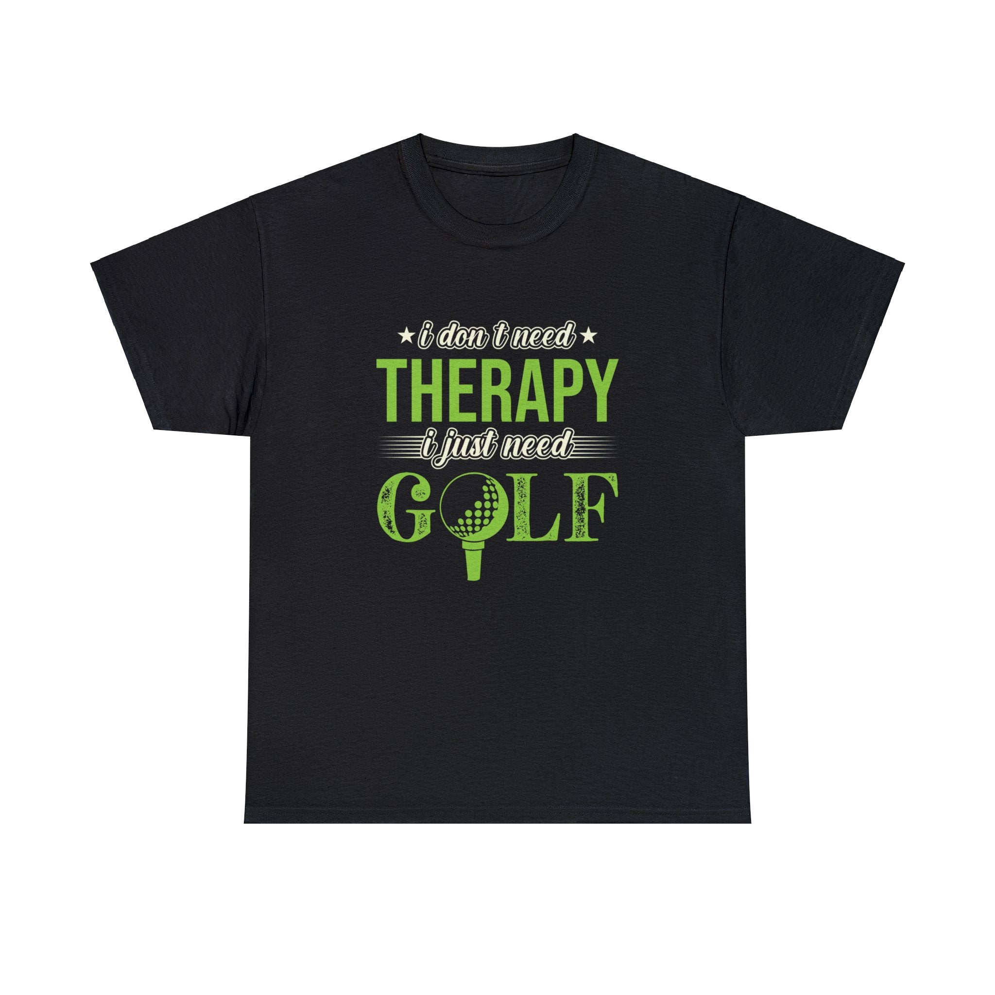 Don’t need therapy need golf- Unisex Heavy Cotton Tee