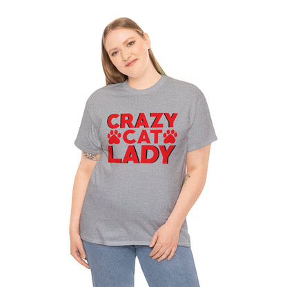 Crazy cat lady— Heavy Cotton Tee