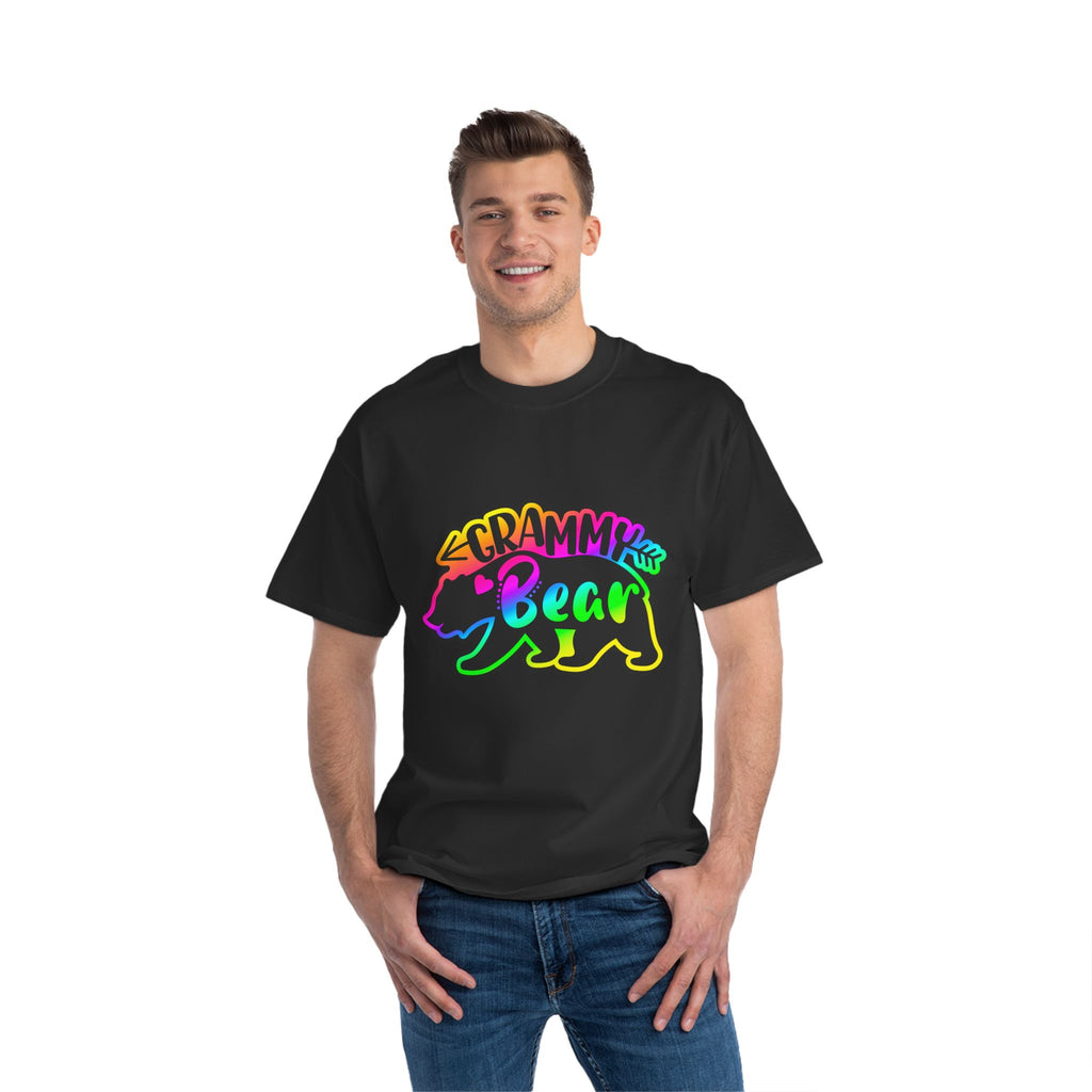 Grammy Bear Short-Sleeve T-Shirt - Colorful Graphic Tee for Animal Lovers