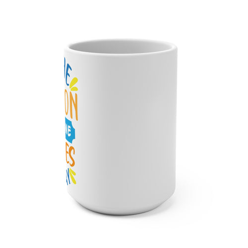 Bright & Cheerful Mug - Perfect Gift for Coffee Lovers, Inspirational Quote, Home Office Decor, Birthday, Housewarming
