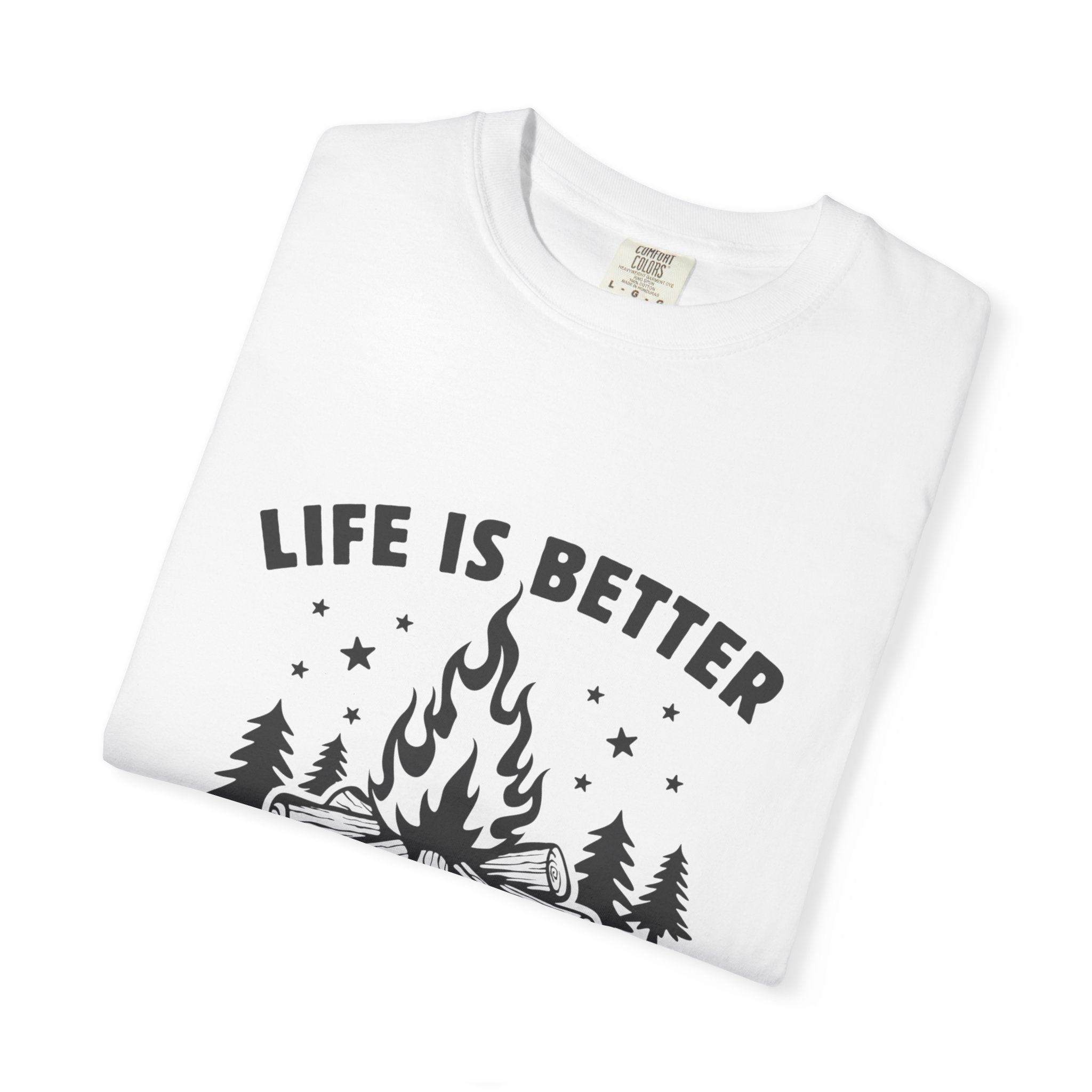 Campfire Vibes Unisex T-Shirt | Outdoor Adventure Tee | Camping Gift | Life is Better Around the Campfire | Casual Summer Shirt, [...]